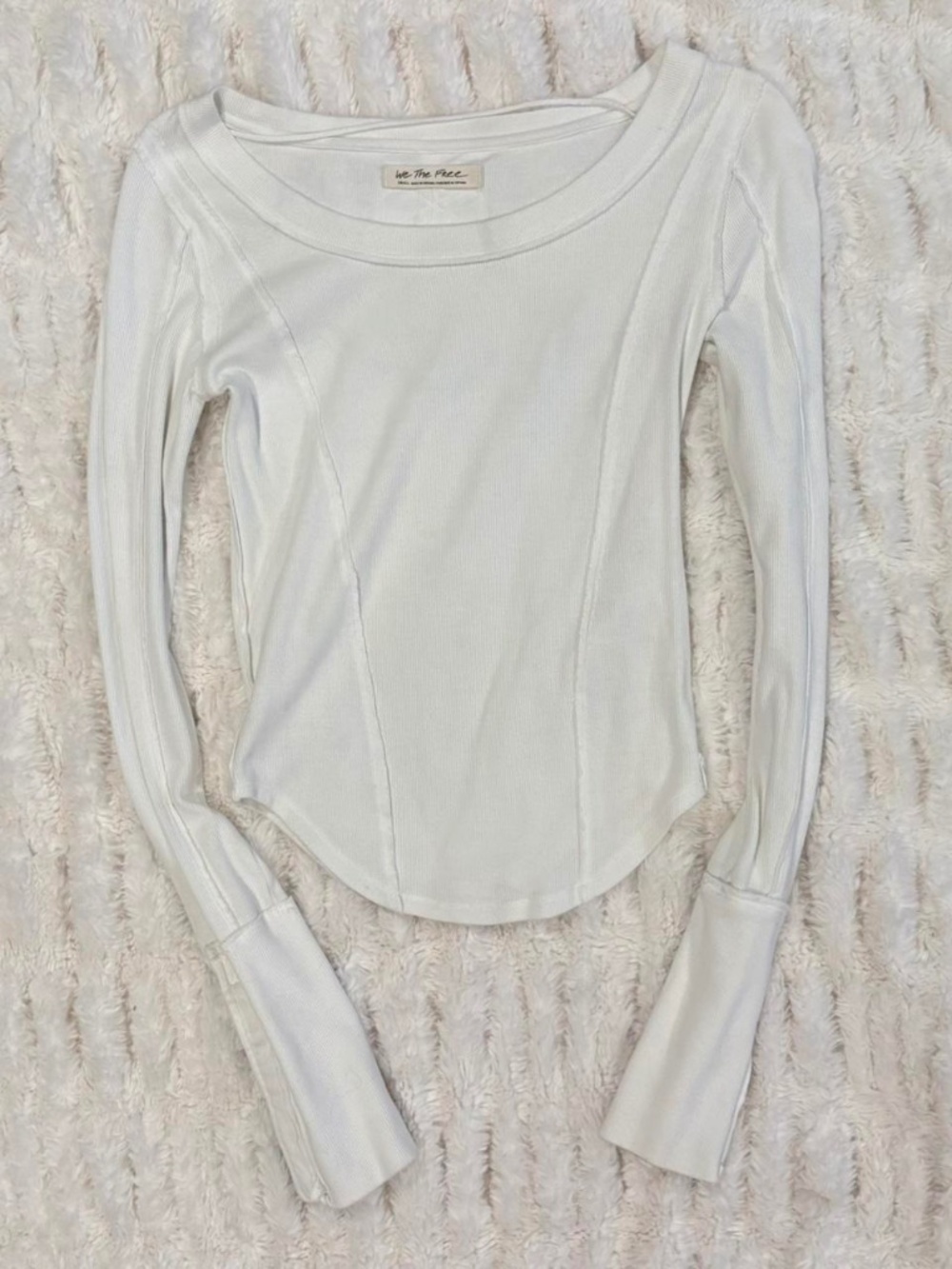 Free People Women's White Shirt